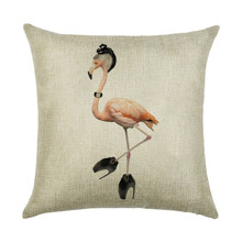 Наволочка декоративна Fashion flamingo 45 х 45 см оптом (код товара: 56293)