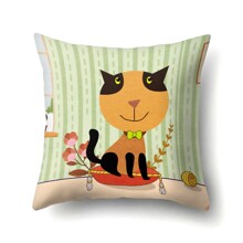 Наволочка декоративная Cat on pillow 45 х 45 см оптом (код товара: 56297)
