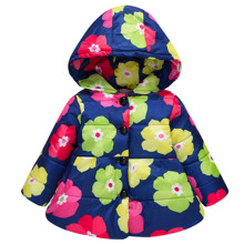 Куртка для девочки демисезонная Neon flowers оптом (код товара: 56457)