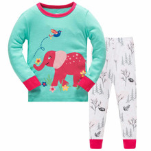 Уценка (дефекты)! Пижама для девочки Слонёнок и птичка (код товара: 56718)