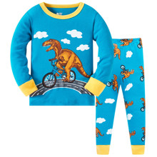 Уценка (дефекты)! Пижама для мальчика Динозавр на велосипеде (код товара: 56717)