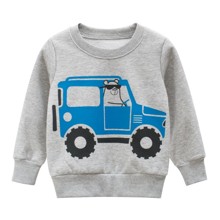 Свитшот для мальчика утепленный Blue car (код товара: 56981)