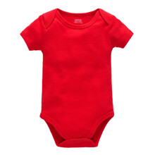 Боди детский с коротким рукавом однотонный красный Picture (код товара: 57497)