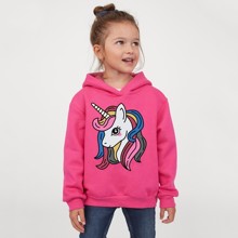 Худи для девочки утепленное Kind unicorn оптом (код товара: 57525)