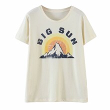 Футболка женская Big sun оптом (код товара: 57947)
