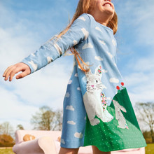 Плаття для дівчинки Hares in the meadow оптом (код товара: 57911)