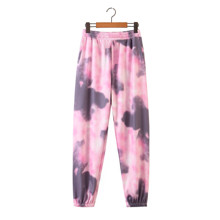 Брюки-джогери жіночі в стилі tie dye Pink pattern (код товара: 58242)