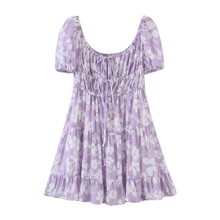 Платье женское со шнуровкой Purple light (код товара: 58269)
