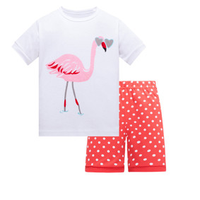 Уценка (дефекты)! Пижама для девочки Фламинго