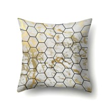 Наволочка декоративна Marble honeycomb 45 х 45 см оптом (код товара: 58448)