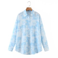 Сорочка жіноча в стилі tie dye Cloud оптом (код товара: 58580)