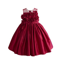 Плаття для дівчинки A princess, бордовий оптом (код товара: 59021)