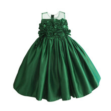 Плаття для дівчинки A princess, зелений оптом (код товара: 59026)