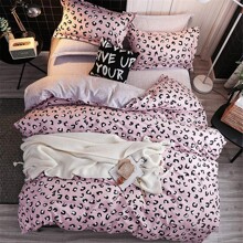 Уценка (дефекты)! Комплект постельного белья Pink leopard (полуторный) (код товара: 59301)