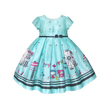 Плаття для дівчинки блакитне Amusement park оптом (код товара: 59437)
