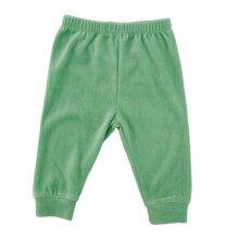 Штани дитячі велюрові однотонні зелені Classic (код товара: 59521)