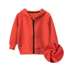 Кофта детская утепленная с капюшоном красная Heat (код товара: 59995)