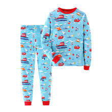 Уценка (дефекты)! Пижама для мальчика бирюзовая Sea walk (код товара: 60064)